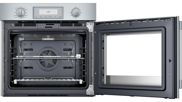 Professional Single Wall Oven 30'' Right Side Opening Door, Stainless Steel POD301RW POD301RW-2