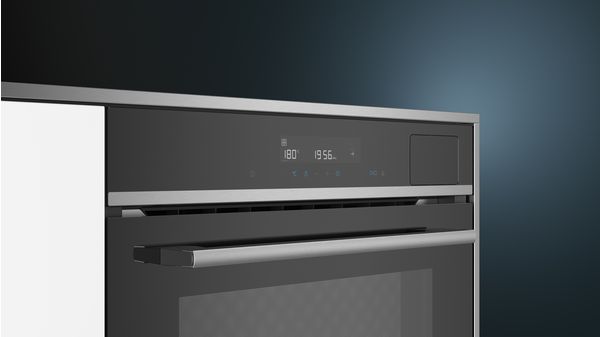 iQ300 Built-in compact oven with steam function 60 x 45 cm Stainless steel CS589ABS0H CS589ABS0H-2