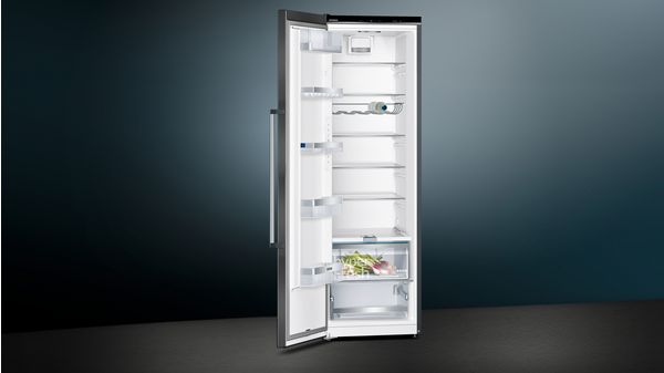 iQ500 Réfrigérateur pose-libre 186 x 60 cm blackSteel - Acier inox noir KS36VAXEP KS36VAXEP-2