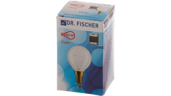 Lampe de four 25W pour four Bosch 240v jusqu'à 300° Ampoule cuisinière SES  (E14)