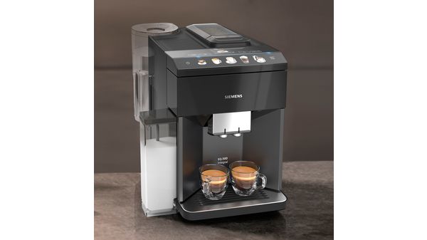 Helautomatisk kaffemaskin EQ500 integral Safir svart metallic TQ505R09 TQ505R09-10