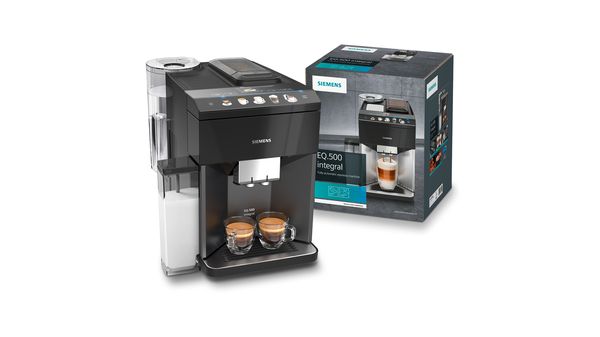Helautomatisk espressobryggare EQ500 integral Safir svart metallic TQ505R09 TQ505R09-9