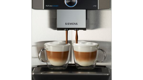 Helautomatisk kaffemaskin EQ.9 plus connect s700 Rostfritt stål TI9573X1RW TI9573X1RW-9