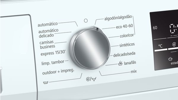 iQ500 washing machine, frontloader fullsize 9 kg 1200 rpm WM12US61ES WM12US61ES-6