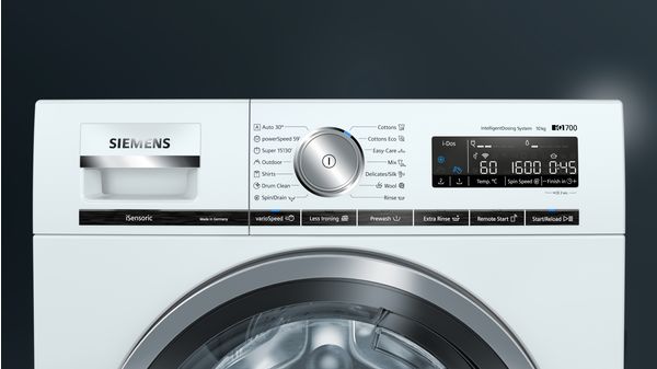 iQ700 washing machine, front loader 10 kg 1600 rpm WM16XKH0HK WM16XKH0HK-2