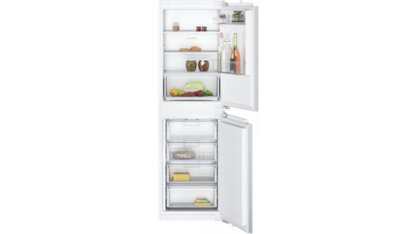 N 30 built-in fridge-freezer with freezer at bottom 177.2 x 54.1 cm flat hinge KI7851FE0G KI7851FE0G-1