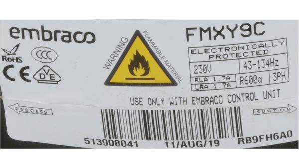 Compresor Embraco FMXY9C 00146078 00146078-3