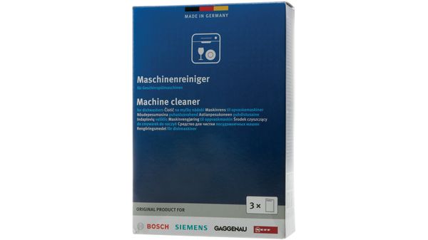 Maschinenreiniger für Geschirrspülmaschinen Entfernt kraftvoll Fett-, Stärke- und Eiweißrückstände 00312194 00312194-2