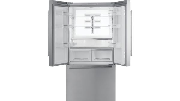 Freedom® Freestanding French Door Bottom Mount Refrigerator 36'' Masterpiece® Stainless Steel T36FT810NS T36FT810NS-2