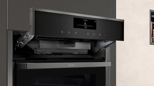 N 90 Built-in oven with additional steam function 60 x 60 cm Graphite-Grey B58VT68G0 B58VT68G0-5