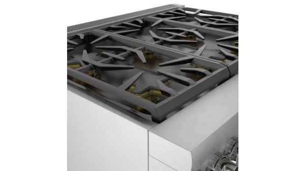 Gas Professional Range 36'' Pro Grand® Commercial Depth Stainless Steel PRG366WG PRG366WG-9