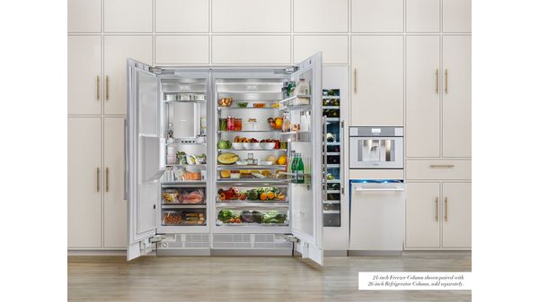 Freedom® Built-in Freezer Column 24'' Panel Ready, External Ice & Water Dispenser, Left Hinge T24ID905LP T24ID905LP-2
