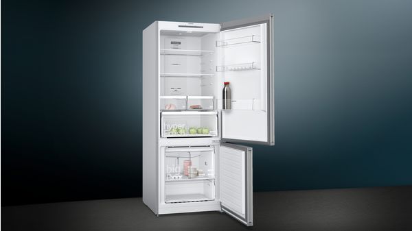 iQ300 Alttan Donduruculu Buzdolabı 186 x 70 cm Kolay temizlenebilir Inox KG55NVIF0N KG55NVIF0N-2