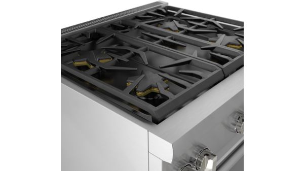 Gas Professional Range 30'' Pro Harmony® Standard Depth Stainless Steel PRG304WH PRG304WH-4