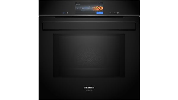 iQ700 built-in oven with steam- and microwave function 60 x 60 cm Black HN978GQB1 HN978GQB1-1