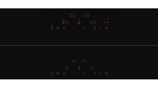 N 70 Ηλεκτρικές εστίες 80 cm Μαύρο, εντοιχιζόμενη χωρίς πλαίσιο TL18HD9F1 TL18HD9F1-3