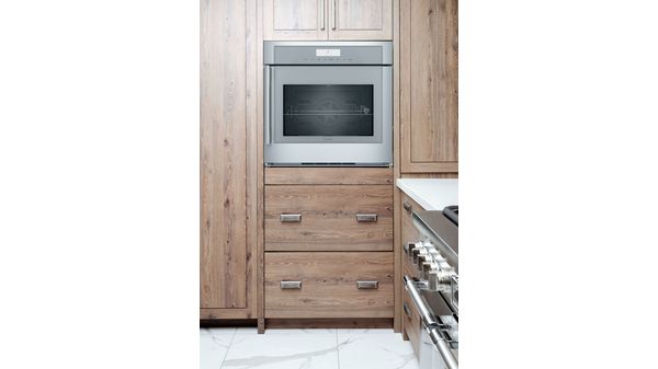 Masterpiece® Single Wall Oven 30'' Door hinge: Right, Stainless Steel MED301RWS MED301RWS-7
