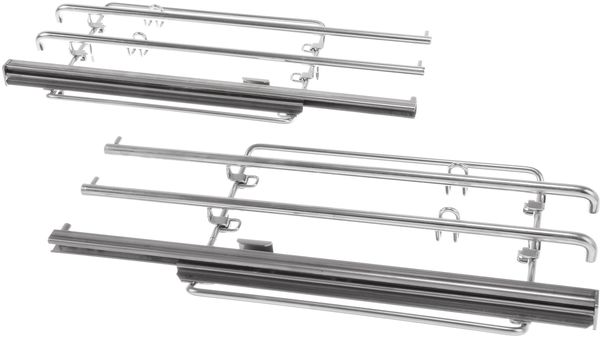 ComfortFlex Auszug Einhängegitter Paar Kompakt, links und rechts, nicht für pyrolyse 3 Ebenen, 1 Flexi Auszug, Dampf, Neff, Max. 15 kg 11033744 11033744-1