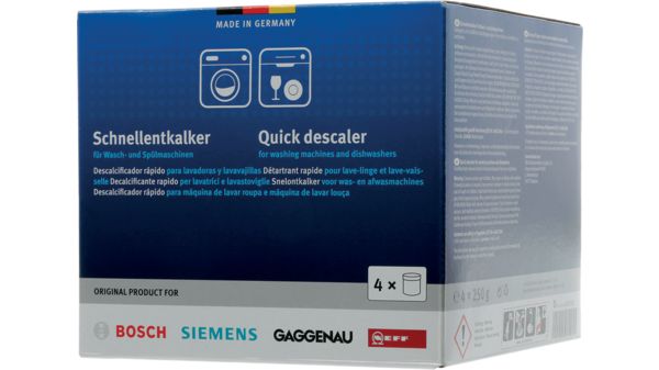 Pack Eco - Détartrant pour lave-vaisselle & Lave-linge Remplace le nettoyant suivant: 00311600 00311922 00311922-5