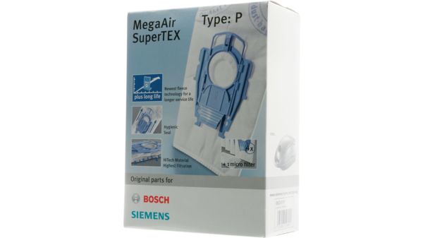 Staubsaugerbeutel Typ P 4 Filterbeutel +  1 Mikro-Hygienefilter 00468264 00468264-6