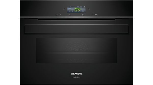 iQ700 Compacte oven met magnetron 60 x 45 cm Zwart CM924G1B1 CM924G1B1-1