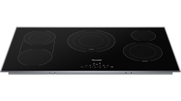Touch Control Electric Cooktop 36'' Black, surface mount with frame CET366YB CET366YB-3