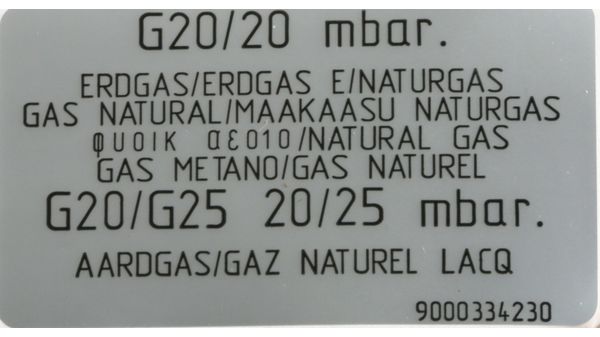 Juego de inyectores para gas natural BOLSA INYEC.G20/20mb GENERICA Sabaf IH6 12012005 12012005-2