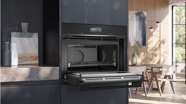 iQ700 Compacte oven met magnetron 60 x 45 cm Zwart CM736GAB1 CM736GAB1-4