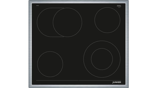 Electric hob 60 cm control panel on the cooker, surface mount with frame JE36FH54 JE36FH54-1