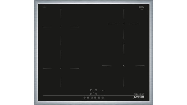 Induction hob 60 cm Black, surface mount with frame JI36GT58 JI36GT58-1