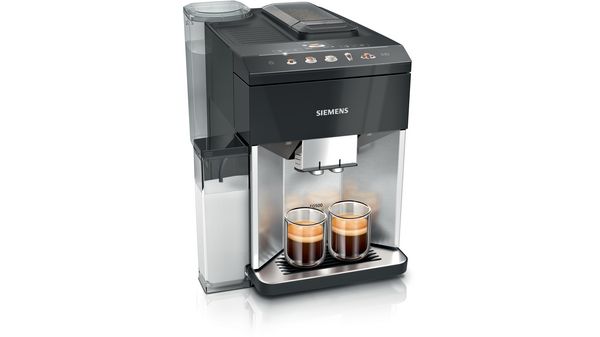 Helautomatisk kaffemaskin EQ500 integral Rostfritt stål, Pianosvart TQ515R03 TQ515R03-1