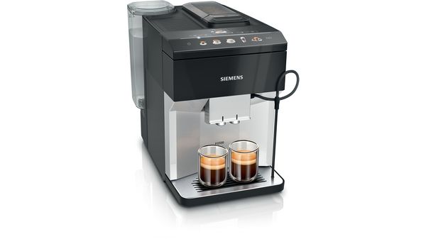 Helautomatisk espressobryggare EQ500 classic Dagsljus silver, Pianosvart TP515R01 TP515R01-1