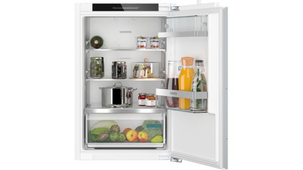 iQ500 Einbau-Kühlschrank 88 x 56 cm Flachscharnier mit Softeinzug KI21RADD1 KI21RADD1-1