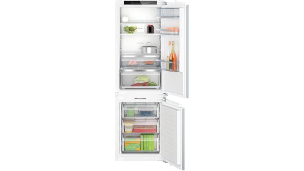 N 70 Built-in fridge-freezer with freezer at bottom 177.2 x 55.8 cm soft close flat hinge KI7863DD0G KI7863DD0G-1