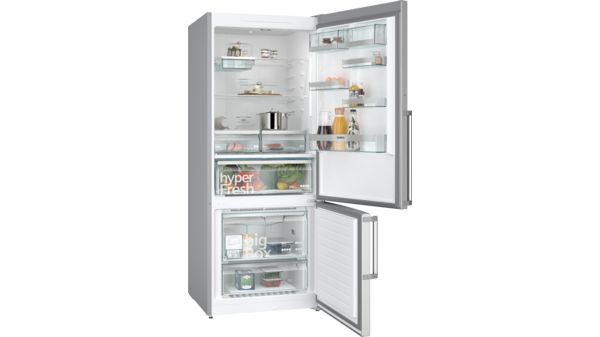 iQ500 Alttan Donduruculu Buzdolabı 186 x 75 cm Kolay temizlenebilir Inox KG76NAID1N KG76NAID1N-2