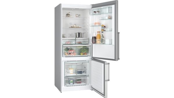 iQ500 Alttan Donduruculu Buzdolabı 186 x 75 cm Kolay temizlenebilir Inox KG76NCIE0N KG76NCIE0N-2