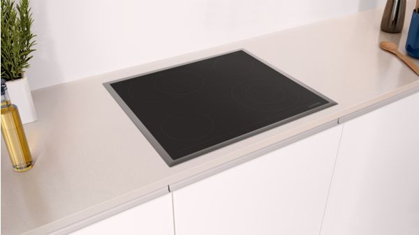 Electric hob 60 cm control panel on the cooker, surface mount with frame JE36FH54 JE36FH54-3