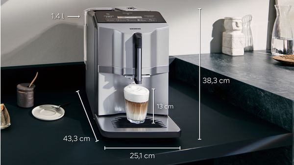 Helautomatisk kaffemaskin EQ.300 Svart TI351209RW TI351209RW-4
