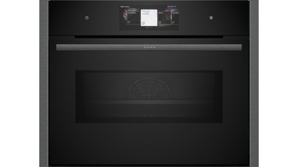 N 90 Built-in compact oven with microwave function 60 x 45 cm Graphite-Grey C24MT73G0B C24MT73G0B-1