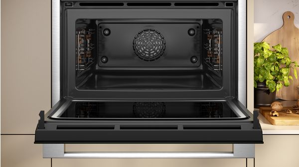 N 70 Built-in compact oven with microwave function 60 x 45 cm Stainless steel C24MR21N0B C24MR21N0B-3