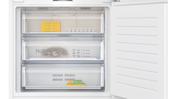 N 70 Built-in fridge-freezer with freezer at bottom 193.5 x 70.8 cm soft close flat hinge KB7966DD0 KB7966DD0-5
