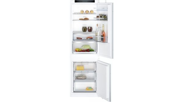 N 50 built-in fridge-freezer with freezer at bottom 177.2 x 54.1 cm sliding hinge KI7862SE0G KI7862SE0G-1