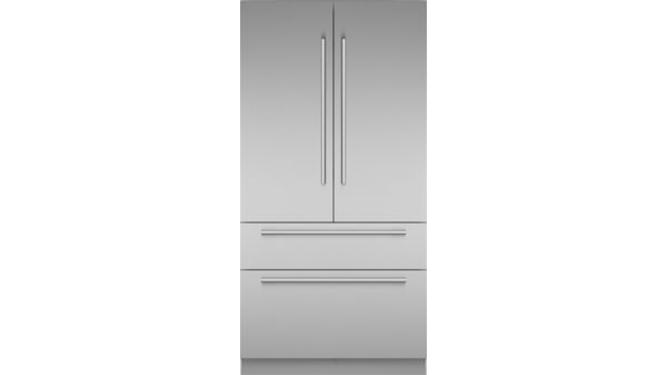 Freedom® Réfrigérateur combiné intégrable à portes françaises avec congélateur en bas  Masterpiece® Inox T42BT110NS T42BT110NS-1