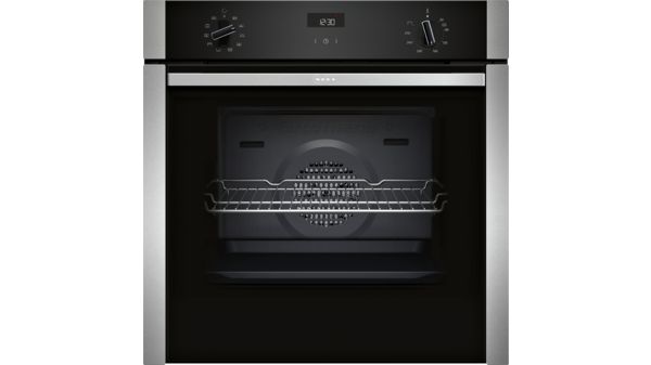 N 50 Εντοιχιζόμενος φούρνος 60 x 60 cm Brushed steel anti-fingerprint B3ACE2AN0 B3ACE2AN0-1