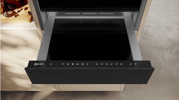 N 70 Built-in warming drawer 60 x 14 cm Graphite-Grey N24HA11G1B N24HA11G1B-3