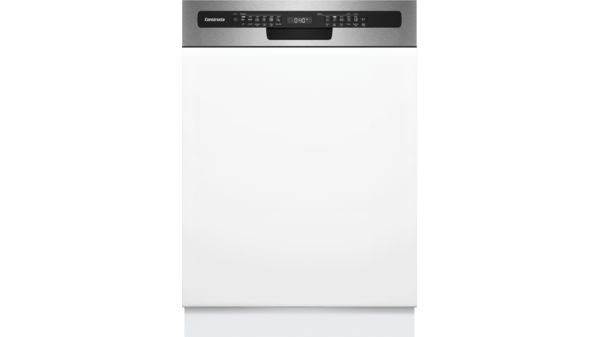 Teilintegrierter Geschirrspüler 60 cm Gebürsteter Stahl, XXL CB6IS00HTE CB6IS00HTE-1
