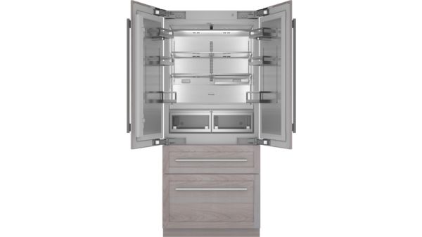 Freedom® Réfrigérateur combiné intégrable à portes françaises avec congélateur en bas 36'' Panel Ready T36IT100NP T36IT100NP-3