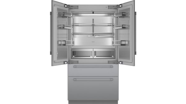 Freedom® Built-in French Door Bottom Freezer  Professional Stainless Steel T42BT120NS T42BT120NS-3