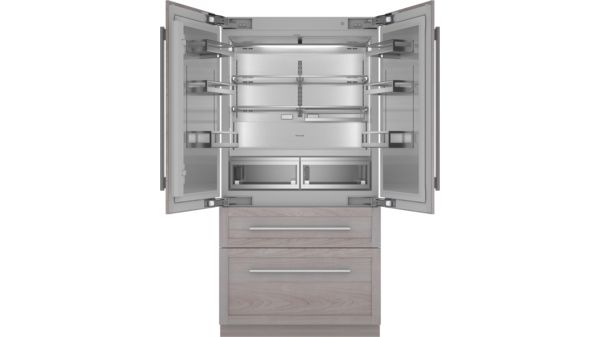 Freedom® Réfrigérateur combiné intégrable à portes françaises avec congélateur en bas Panel Ready T42IT100NP T42IT100NP-3