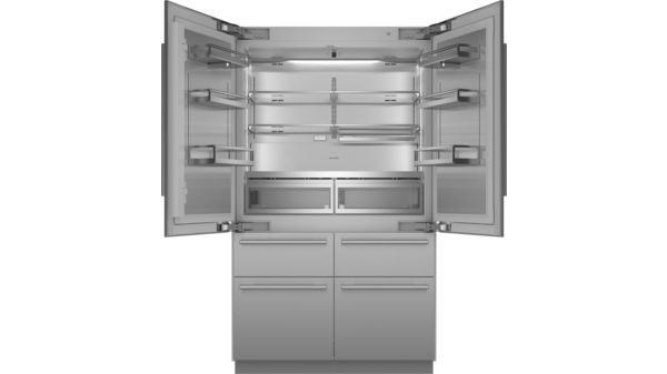 Freedom® Réfrigérateur combiné intégrable à portes françaises avec congélateur en bas  Masterpiece® Inox T48BT110NS T48BT110NS-3